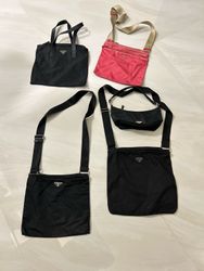 Authentic prada parachute handbags