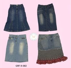 Y2K Denim Midi Skirts | Vintage 2000s Women’s Deni..