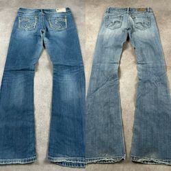 Y2K Embroidered Bootcut Jeans Bundle
