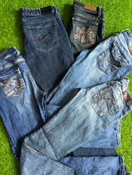 Silver & other Brands Jeans y2k BN 561