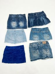 Wholesale Joblot Vintage Y2K Denim jean Mini Skirt..