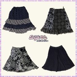 Y2K Midnight Affair Skirts