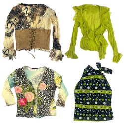 Y2K Italian Runway Style Tops: TT-357