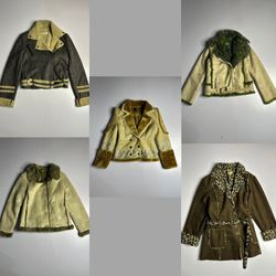 🧥 Women Suede and Shearling Outerwear Jackets Coa..