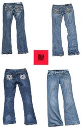 DESIGNER WOMEN'S BOOTCUT JEANS BRAND'S INCLUDED GR..