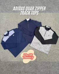 Adidas Quarter Zipper Track Tops - (05/10)