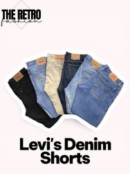 Levis Premium Denim Shorts.     #404