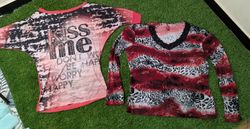 Women's Casual Printed Long Sleeve Blouses
