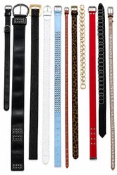 11 PCs Y2K Vintage Belts Unique Statement