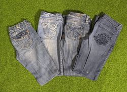 B 64 WALLFLOWER AND OTHER MIX BRANDS JEANS