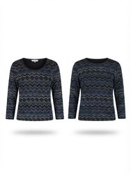 (FV-2195) Y2K Light Shimmer Detail Tops