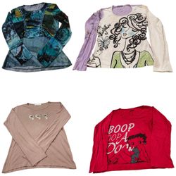 Y2k long sleeve euro top