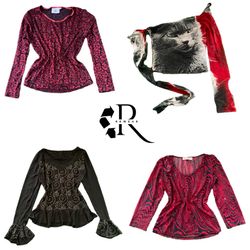 Y2K Unique Girl Printed Full Sleeve Tops..