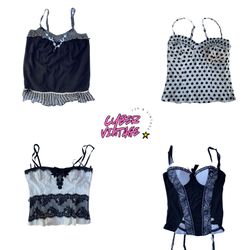 Y2K Vintage Cami Tops (MH-140)