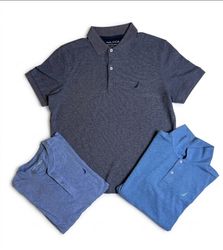 266 Bulk 10x Men's Branded Polo Shirts Bundle – Mi..
