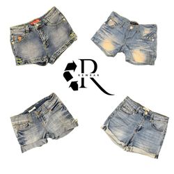 Y2K Era Cyber Girl Denim Sexy Shorts RW-2248
