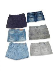 Wholesale Y2K Denim Mini Skirts Bundle(VM-110)