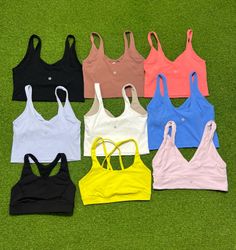 Yv552 Lululemon Mix Sports Bra 16P