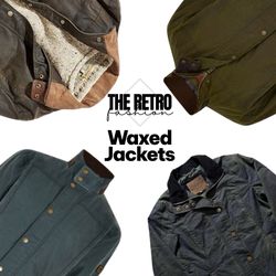 Men Waxed Jackets.       #604