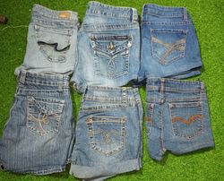 SO AND OTHER BRAND MINI MICRO SHORTS ( C 391)