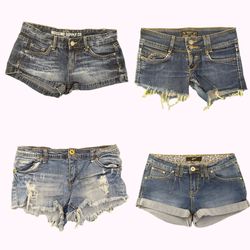 Y2k Mossimo Supply Co Denim Shorts B2F-340
