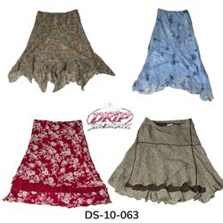 Sleek Y2K Poly Maxi Skirt For Cool Girls (DS-10-06..