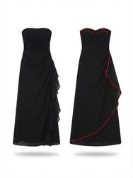(FV-2746) Y2K Black Aesthetic Dress