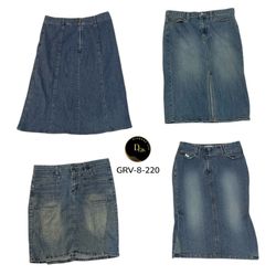 Women’s Denim Long Skirt – Rare Authentic Y2K Fash..