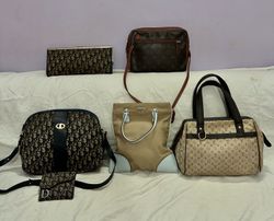 5 Vintage Designer Monogram Bags