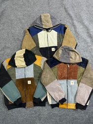 Upcycled Carhartt Corduroy Hoodie