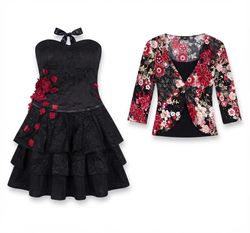 (FV-2074)     Y2K Goth & Coquette Tops Bundle | Me..