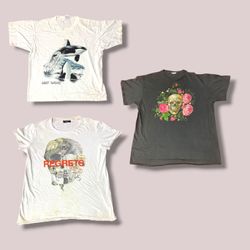 Mix brand graphic t shirts half sleeve