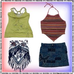 Palm Tree Paradise - tops, skirts (SS-2739)