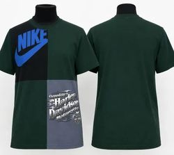 CR01845 Upcycled Nike Harley-Davidson Patchwork-T-..