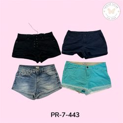 Women's Vintage Y2K Mini Shorts – Trendy Summer Mi..