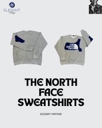 Upcycled The North Face Sweatshirt - EVR0147