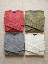 Ralph Lauren Polo Maglione a trecce pesante
