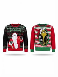 (FV-2367) Vintage style  Christmas Sweater Bundle ..
