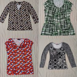Women's Printed Tops and Knitwear Bundle