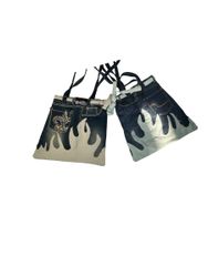 Upcycle embroidered flame tote Bag TR633
