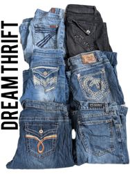 DESIGNER BOOTCUT JEANS BRAND'S INCLUDED XOXO WALLF..