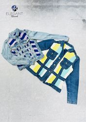 UPCYCLED Denim Patchwork & Poncho Jackets - EVR048..