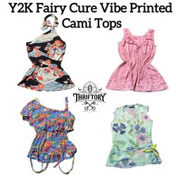 Y2K Fairy Cure Vibe Printed Mix Tops TY-108