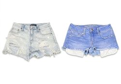 (FV-2643) Y2K Denim Shorts