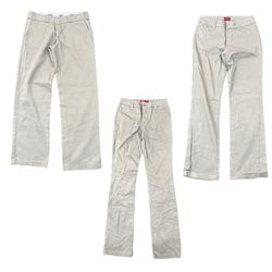 Y2K Dickies Beige and Navy Workwear Trousers RE-38..