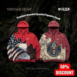 UpCycled Premium brand Tapestry Hoodies