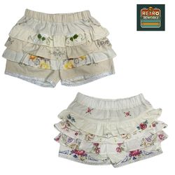 Upcycled Linen Blooming Short