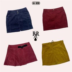 Y2K IT Girl Corduroy Mix Röcke (AA-1690)
