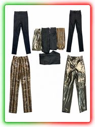 Women’s Mixed Trousers Bundle – Faux Leather, Coat..