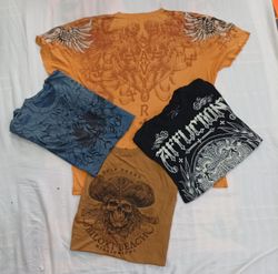 CR12229 Vintage Skull T-Shirts